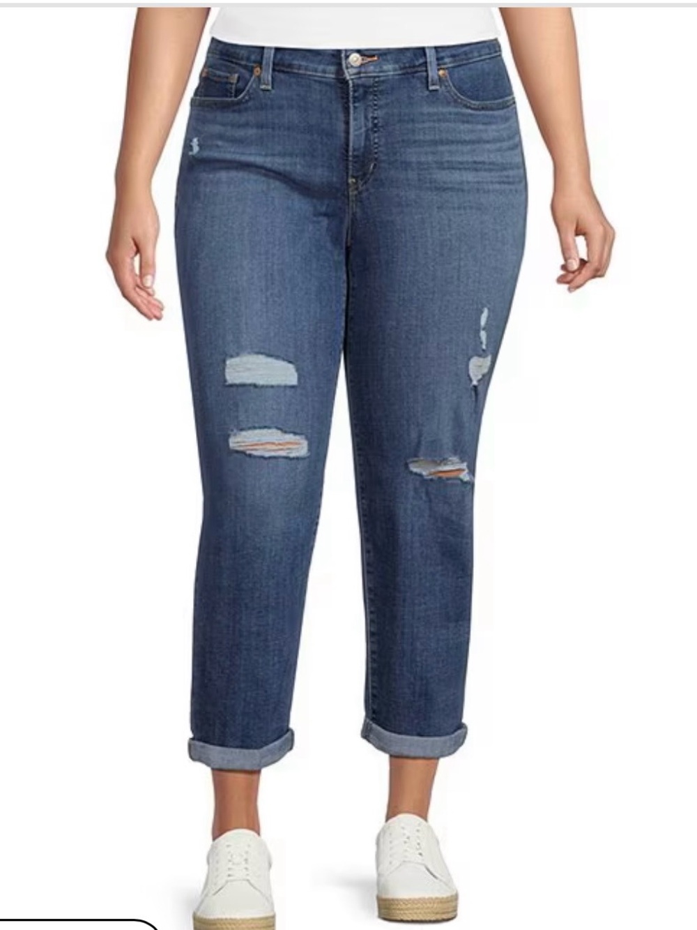 Levi's Distressed Boyfriend Jeans